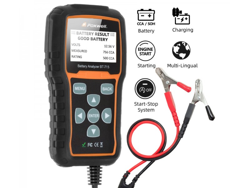 Battery tester FOXWELL BT-715