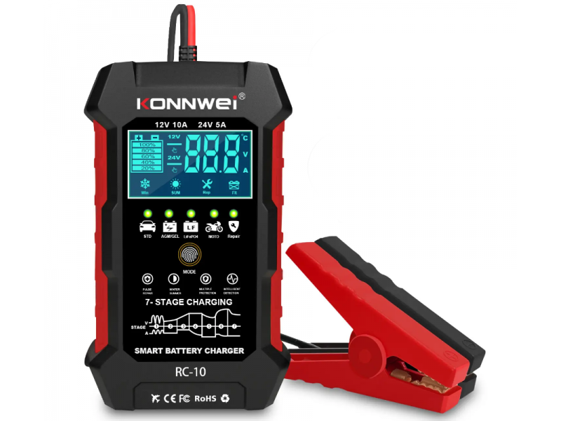 Charger all types of batteries KONNWEI RC10