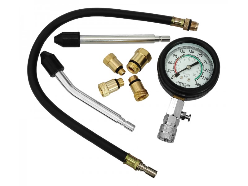 Compression pressure tester, 8 pcs.
