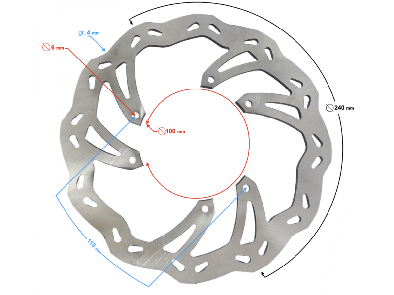 NXT300 Front Brake Disc