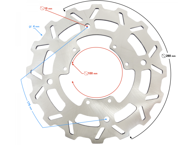 Front Brake Disc NXT250 L Front Brake Disc NXT250 L