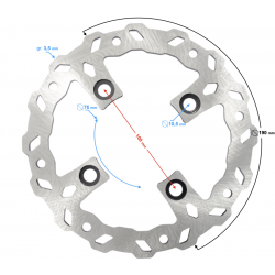 Front brake disk NXT125
