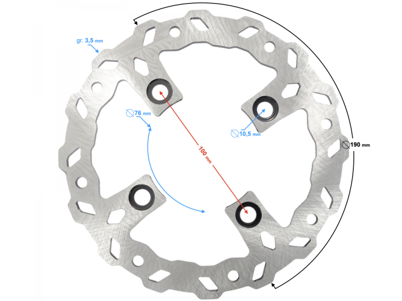Rear brake disk NXT125 Rear brake disk NXT125