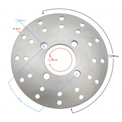 FRont brake disc Pentora