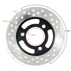 Front and rear brake disc E-MAX ONE/E-MAX LIT-ION