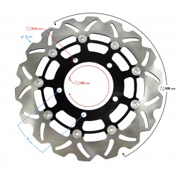 Front brake disc Blade R