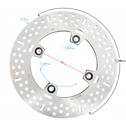 Rear brake disc Stratos 125