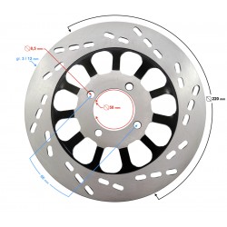 Front brake disc for Volcano 50