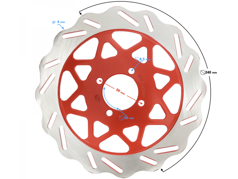 Front brake disk Street-R 125