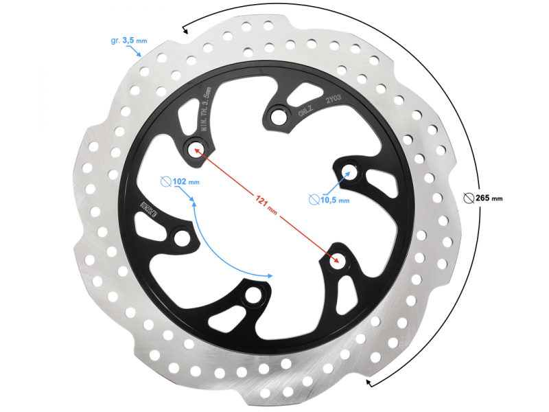 Front Brake Disc VOGE 300 Rally