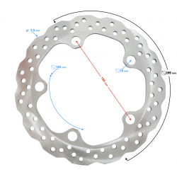 Front Brake Disc VOGE 500DS / 500AC Front Brake Disc VOGE 500DS / 500AC