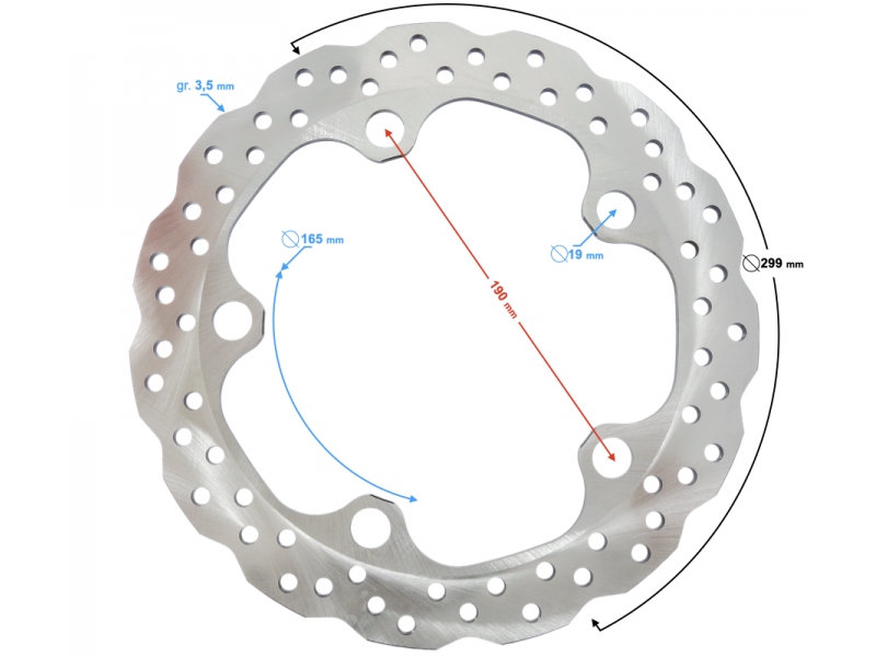 Front Brake Disc VOGE 500DS / 500AC