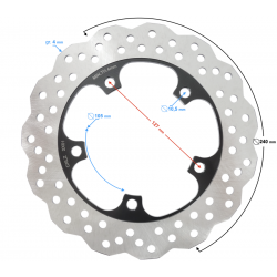 Brake Disc Rear VOGE 500DS / 500AC / 650DS
