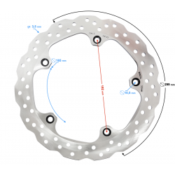 Front Brake Disc VOGE 650DS