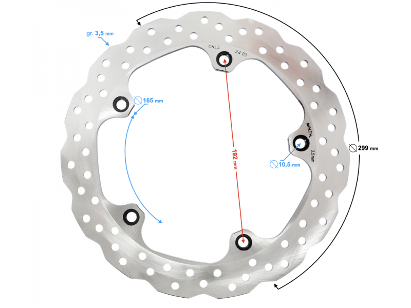 Front Brake Disc VOGE 650DS