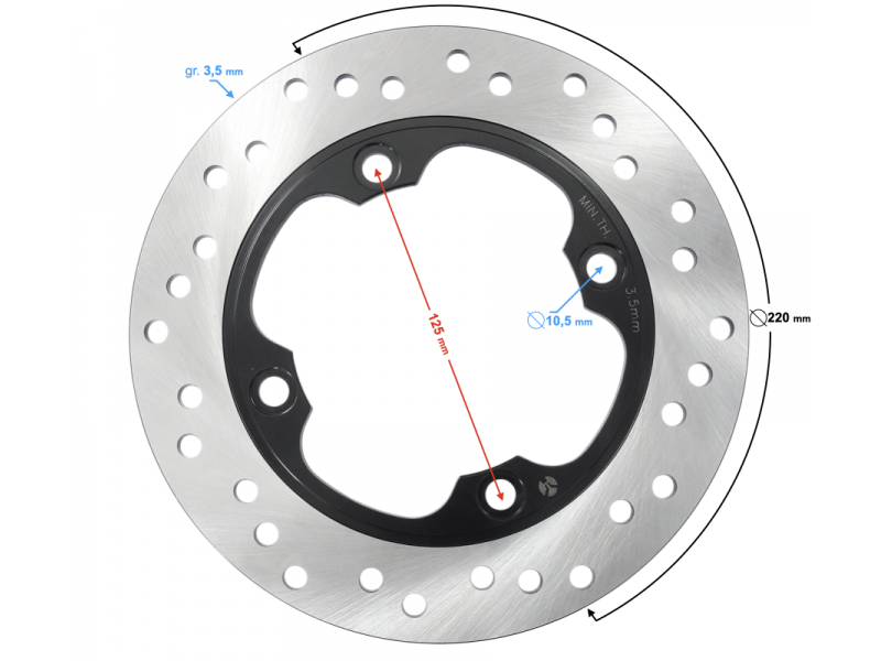 Brake Disc Rear VOGE 125R