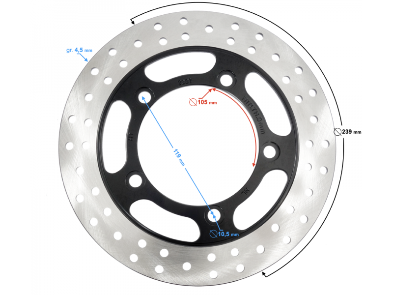 Front Brake Disc VOGE SR125