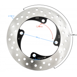Brake disc rear VOGE SR125