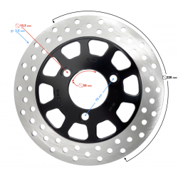 Rear brake disk E8S