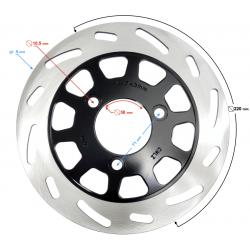 Front brake disc YADEA T2