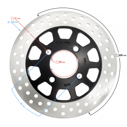 Front brake disk E8S