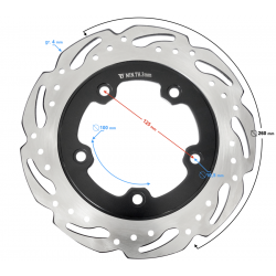 Front disc brake Coral 125 Front disc brake Coral 125