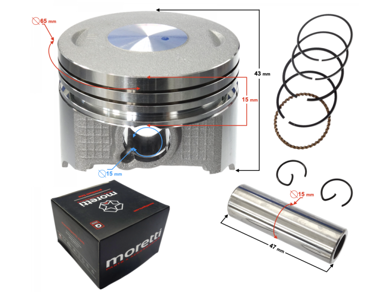 Piston set NXT250 2021