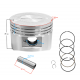 Piston with complete rings NXT125