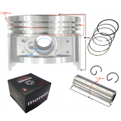 Piston set CG200 (63,5mm)