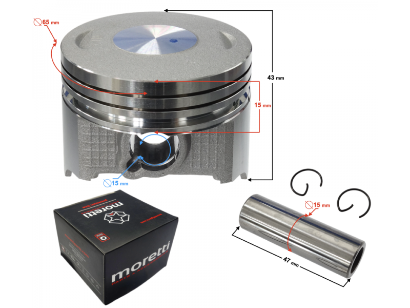 DB250 MZK piston set