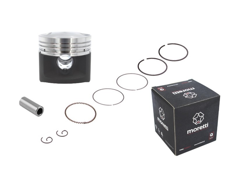 Moretti 125cc piston 4T motorcycle, graphite, diameter56,4, pin diameter 15 , height 23, set Moretti 125cc piston 4T motorcycle, graphite, diameter56,4, pin diameter 15 , height 23, set