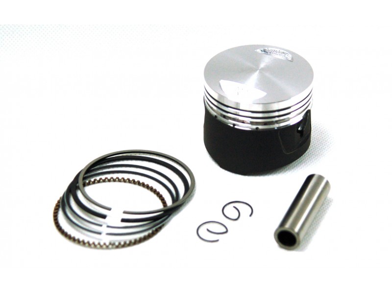 Moretti 150cc piston 4T motorcycle, graphite, diameter 62, pin diameter 13, height 23,5, set