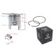 Moretti 60cc piston AM6 2T moped, diametr 44, pin diameter 12, height 28, set Moretti 60cc piston AM6 2T moped, diametr 44, pin diameter 12, height 28, set