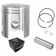 70cc piston 2T scooter, diameter 47, pin diameter 12, height 27, set