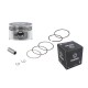 Moretti 150cc piston 4T scooter, diameter 57,4, pin diameter 15, height 20, set