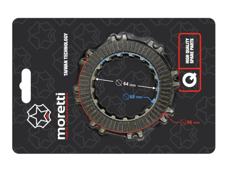 Clutch discs for 110cc engine