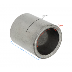 Crescent sleeve (length 21mm, internal diameter: 14mm, external diameter: 18mm)
