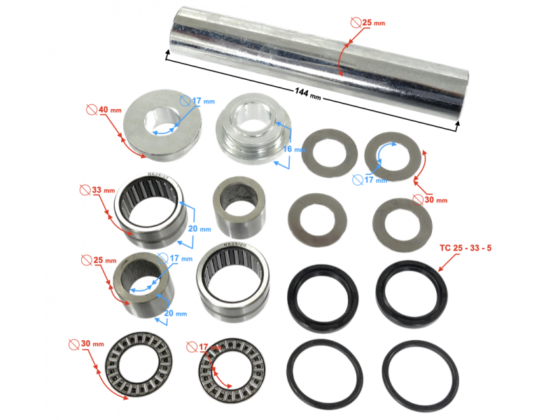 Swingarm bushing NXT300 Swingarm bushing NXT300