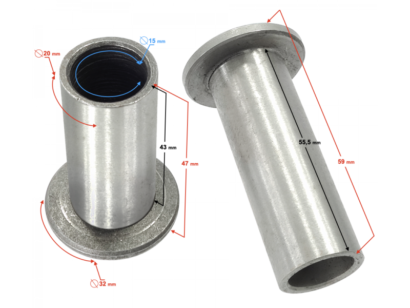 Control arm bushings VOGE 300 DS