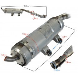 Muffler set for Tactic 550