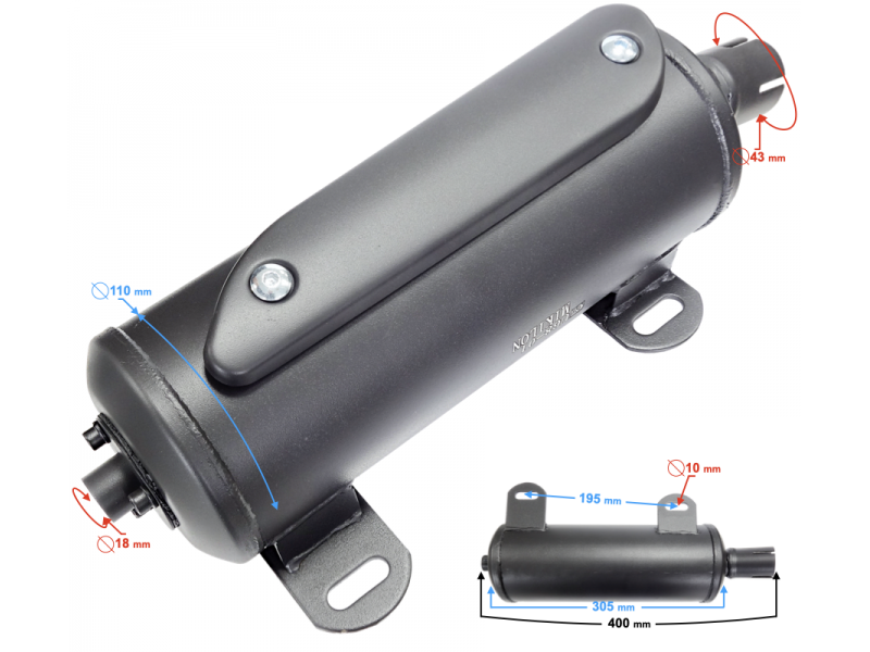 Muffler Discover 200