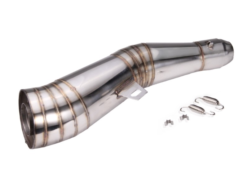 STAL01 Universal tunning muffler (color: steel)