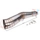 STAL01 Universal tunning muffler (color: steel)