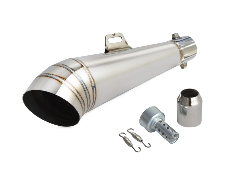 STAL03 Universal tunning muffler (color: steel)