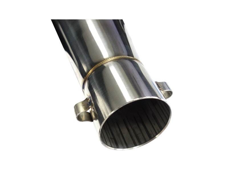 STAL03 Universal tunning muffler (color: steel)