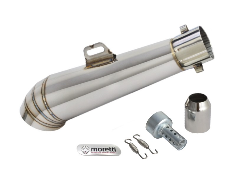 STAL03 Universal tunning muffler (color: steel)