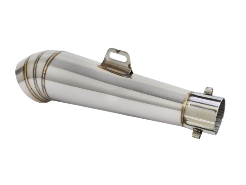 STAL03 Universal tunning muffler (color: steel)