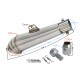 STAL03 Universal tunning muffler (color: steel)