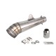 STAL011 Universal tunning muffler (color: titanium)