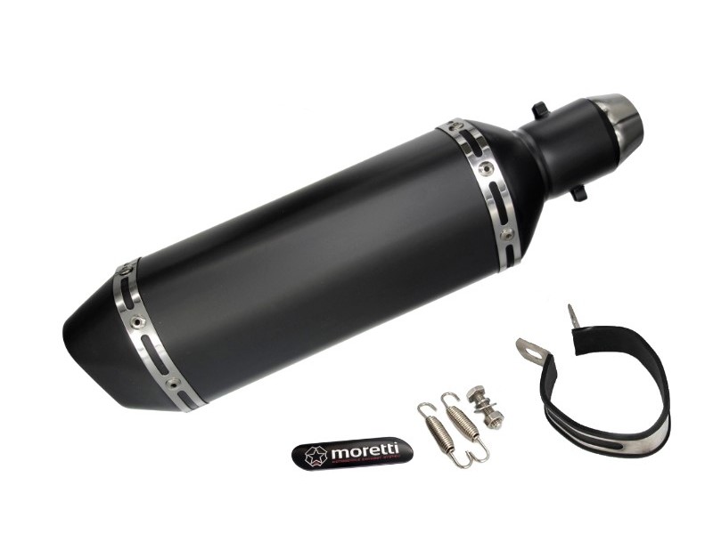 STAL013 Universal tunning muffler (color: black)